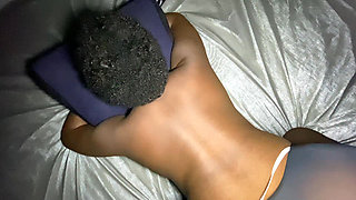 Married Woman in Transparencies Gives Herself to the Black Vergn While Her Husband Is Away
