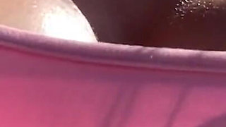 Artemisia Love Big Tits Walking Outdoor and Flashing Her Juicy Nipples in the Car