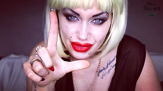 You are stupid retard! Worship my middle fingers and loser sign JOI