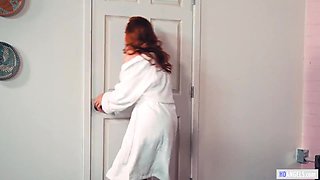 GIRLSWAY - Ac/dc Bride Lacy Lennon Stucked Under The Bed, All girl Acquaintance Helps!