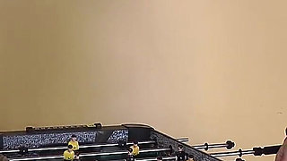 A Strip Foosball Game Promises a Spanking Treat at the End