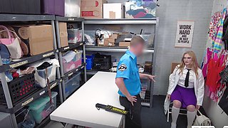 Young blonde Mckenzie Mae fucks with her boyfriend Tony Rubino in the office