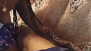 African Mother Share Her Boyfriend with Her Step Daughter in This Hot Threesome