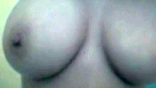 Big-Breasted Chinese Amateur Shows Off on Webcam
