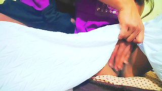 Beautiful Young Stepsister Come in My Room and Ask for Do Something New with Her and I Do Pusssy Massage with Her 18+