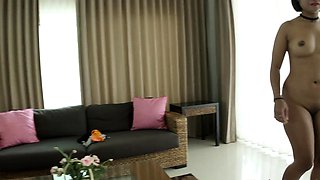 Attractive Asian Babe Getting Intimate With Foreign Guy