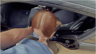 I Fucked My Stepsister While She Was Driving Me Home In The Car