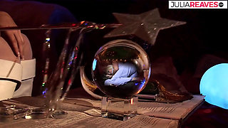 Blonde gets fucked by two huge cocks in turns to a cumshot