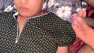 Seduced the stepmom and took advantage of the opportunity and fuck the, Full Hindi video