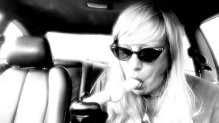 MrsRuthieRoman Smokes While Riding Huge Dildos