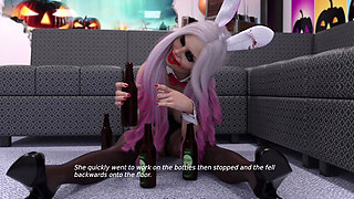 Playing Game Ane Fun in Party Naughty Neighbors - E11