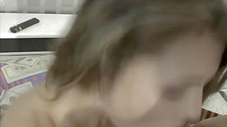 Hot Young Girl Sucking Dick and Taking It in Her Wet Fresh Pussy