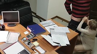 Wild encounter with a office woman