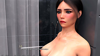 Dan Bathes with Jill - Squeezes Her Thick Tits & Big Ass Then Fucks Her Pussy & Ass Hard