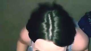 Angelina deep fellates a big black cock