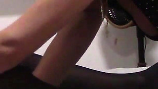 15-minute MILF Blowjob with a Pantyhose-wrapped Cock