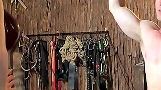 Muscle Slave Ballbusting - Obey Angelina