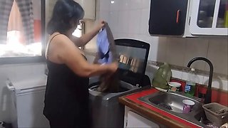 We Started Doing Laundry but Ended up Fucking