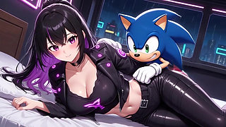 Animated Fantasy Scene and Playful Decoration