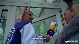 Bums Besuch - Busty Porn Star Dana Jayn Rides Amateur Fanboy 1 - Peter Korn