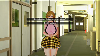He fucks this girlfriend on the roof of the college