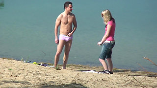 Blonde and Her Man Get Filmed Fucking