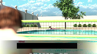 Matias Caught Alfred Massaging His Stepmom Big Boobs On Swimming Pool