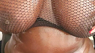 POV: Oiling My Big Boobs Through a Transparent Top