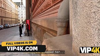Curly girl got to fuck a guy they tried to scam, while her partner sat and watched POV