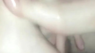 Red Nail Polish Toes Massaging Cock Lovingly - Footjob with Cumshot on Feet