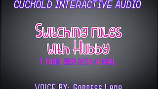 AUDIO ONLY - Cuckold interactive audio I turn him into a girl