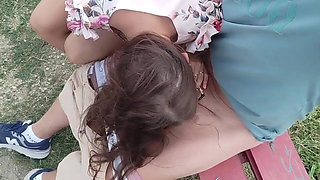 Dickflash: a Stranger Comes and Sucks on a Bench