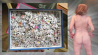 Marierocks Naked - Puzzle and Masturbating