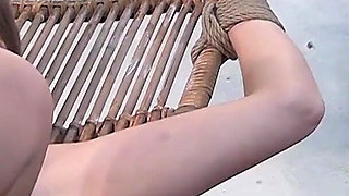 Anouk Chairbound Ballgagged Tit-grabbed
