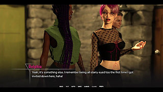 Taboo University - Big Titty Emo College Girl Gets Conforted by Busty Black Girl with Tattoos