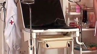 Doctor evaluating his new nurse