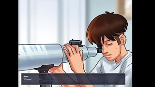 Big Hot Aunty Sex Scene in Summertime Saga - Hottest 3D Cartoon Animation