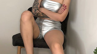 Pbp Eat My Feet Under the Chair! by Mistress Jennifer in Shining Outfit