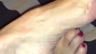 Stepaunt Shows Feet After a Long Day