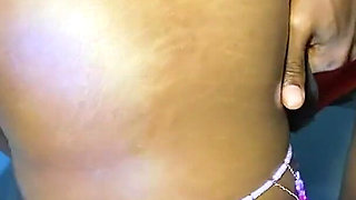 Cute Ebony Beauty Enjoys a Fat Cock