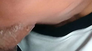 Girlfriend on Her Knees Blowjob