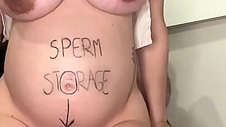 Sperm Storage Nurse My Giant Belly Gets Filled with Your Milk