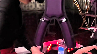 Lady Medea as Catwoman Tickling Nightmare Nails, Oil, Tools on the Rack for a Stupid Intru