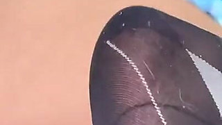 Busty Ebony Girl Getting so Creamie While Riding Her Dildo