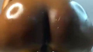 Smoking Session Gets Ebony Queen Horny