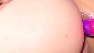 The Dildo Inside Her, My Hands on Her Hips
