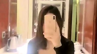 Emo teen on solo webcam masturbation