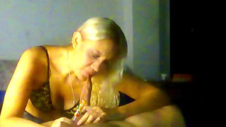 03 Hot Blonde Sucking Cock with Caramel Part 2 - Marian