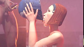 In english, shower, 3d animation