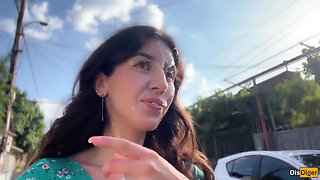 Triple Cum on Face for Village Whore - Public Cumwalk